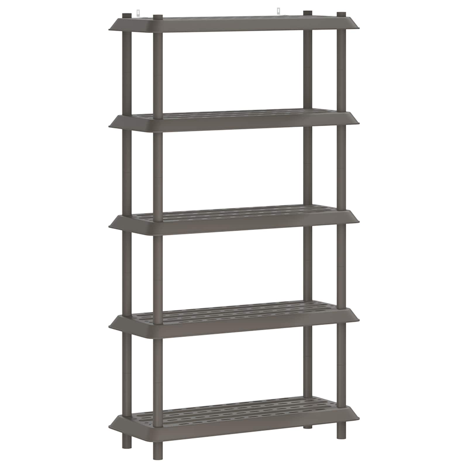 Plankenunit 5-laags 100 x 40 x 177 cm PP Lichtgrijs is nu te koop bij PeponiXL, paradijselijk wonen!