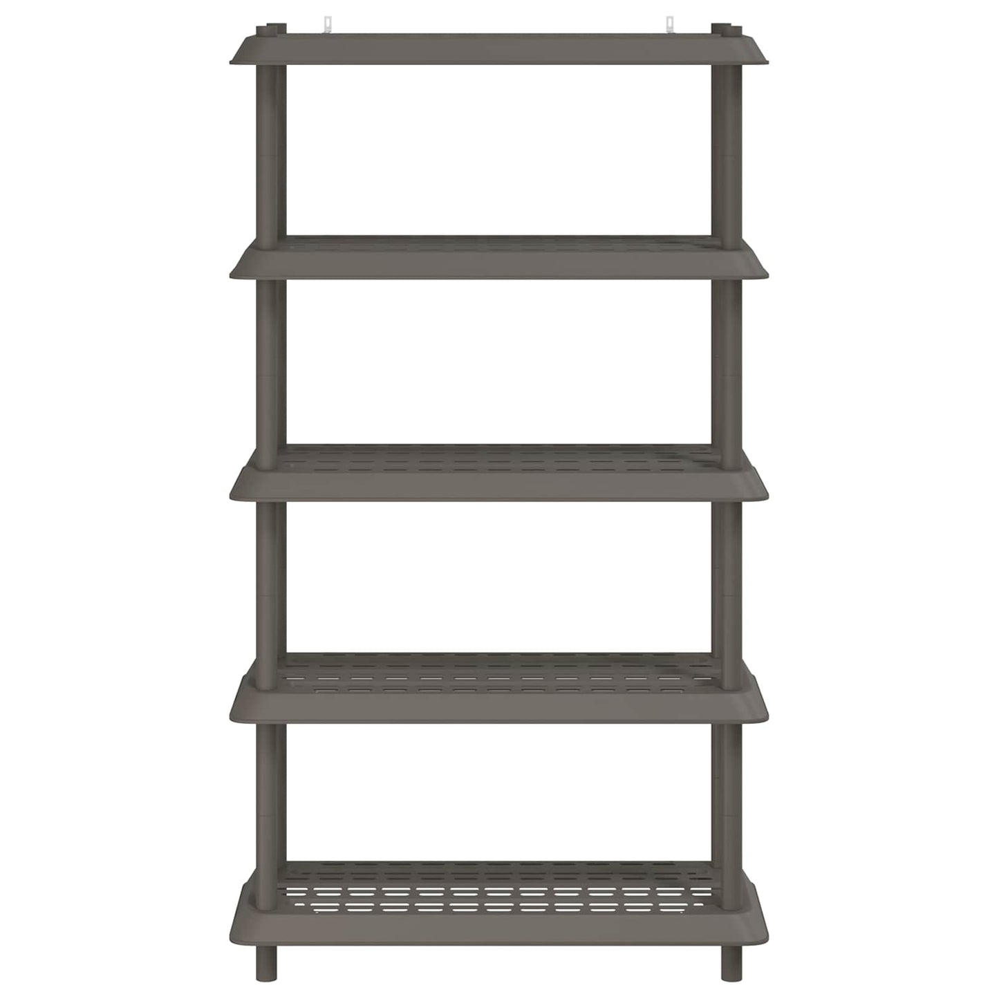 Plankenunit 5-laags 100 x 40 x 177 cm PP Lichtgrijs is nu te koop bij PeponiXL, paradijselijk wonen!
