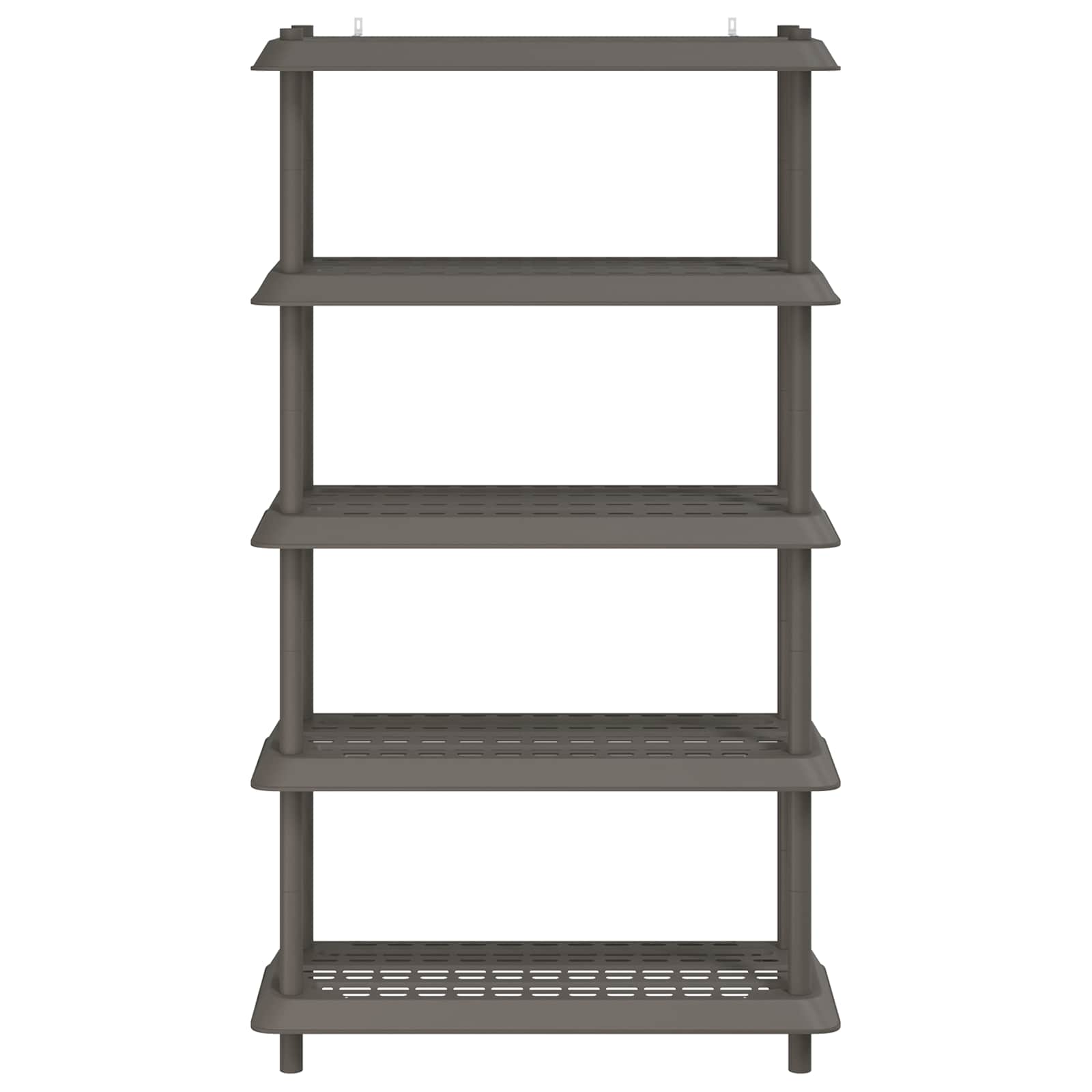Plankenunit 5-laags 100 x 40 x 177 cm PP Lichtgrijs is nu te koop bij PeponiXL, paradijselijk wonen!