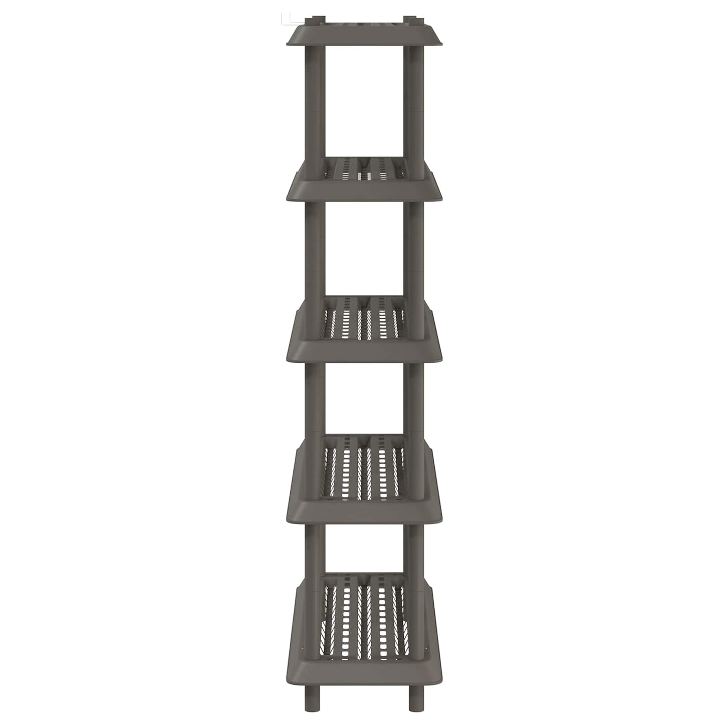 Plankenunit 5-laags 100 x 40 x 177 cm PP Lichtgrijs is nu te koop bij PeponiXL, paradijselijk wonen!