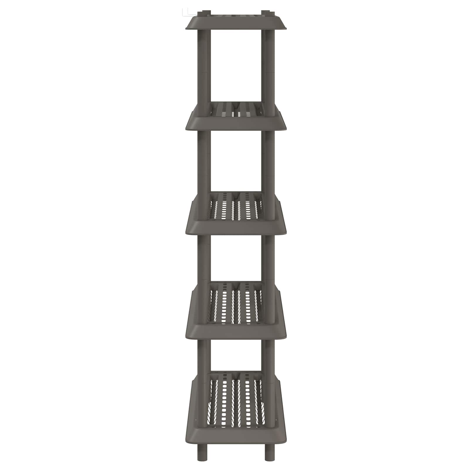 Plankenunit 5-laags 100 x 40 x 177 cm PP Lichtgrijs is nu te koop bij PeponiXL, paradijselijk wonen!
