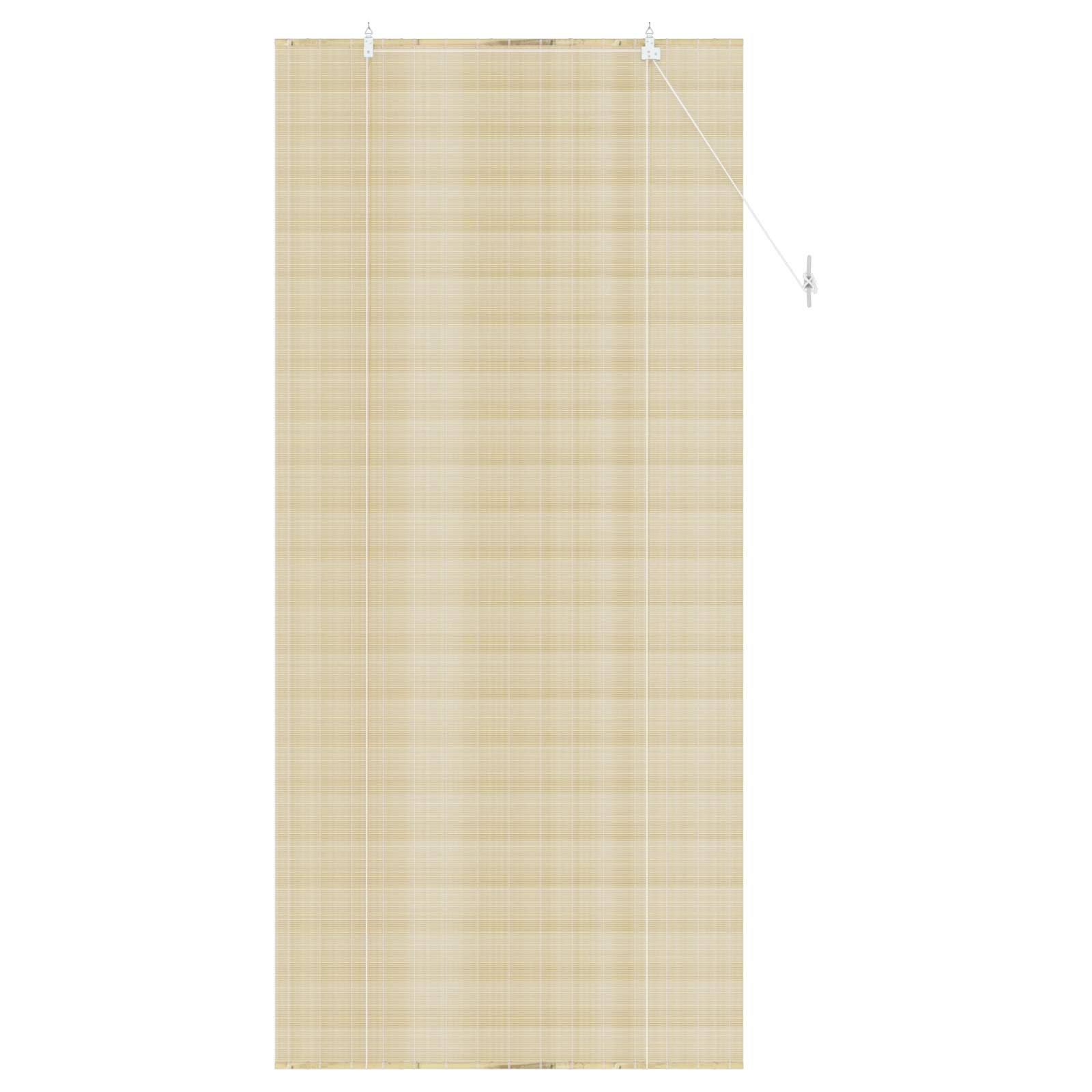 Rolgordijn Naturel 90 x 220 cm Bamboe is nu te koop bij PeponiXL, paradijselijk wonen!
