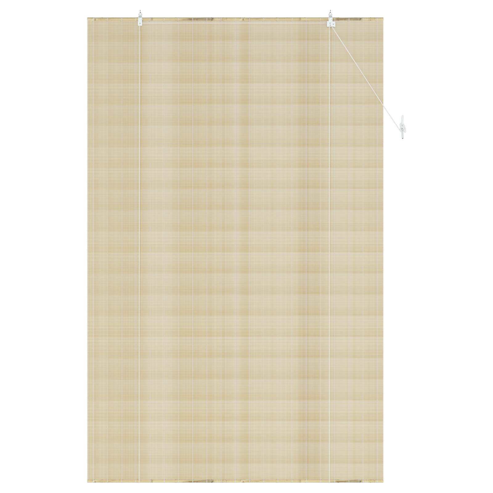 Rolgordijn Naturel 130 x 220 cm Bamboe is nu te koop bij PeponiXL, paradijselijk wonen!