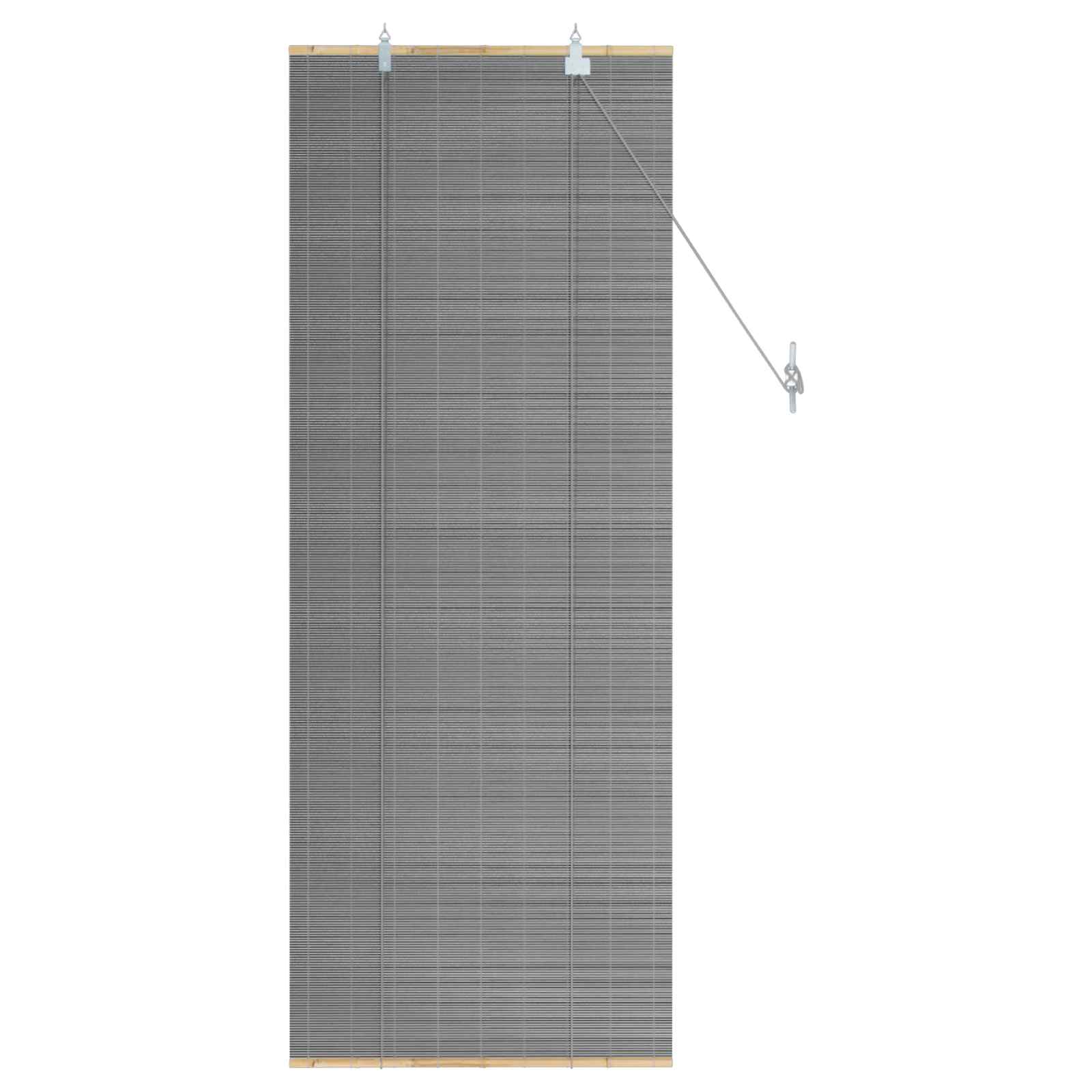 Rolgordijn Grijs 40 x 160 cm Bamboe is nu te koop bij PeponiXL, paradijselijk wonen!
