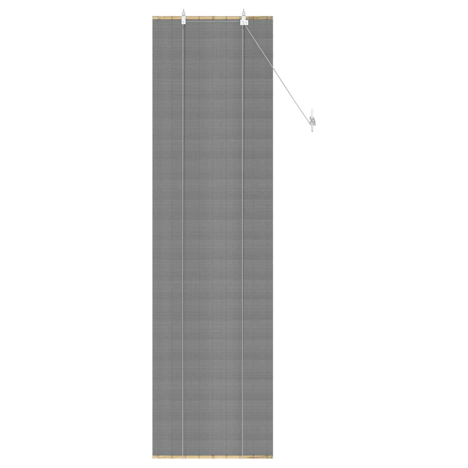 Rolgordijn Grijs 40 x 220 cm Bamboe is nu te koop bij PeponiXL, paradijselijk wonen!