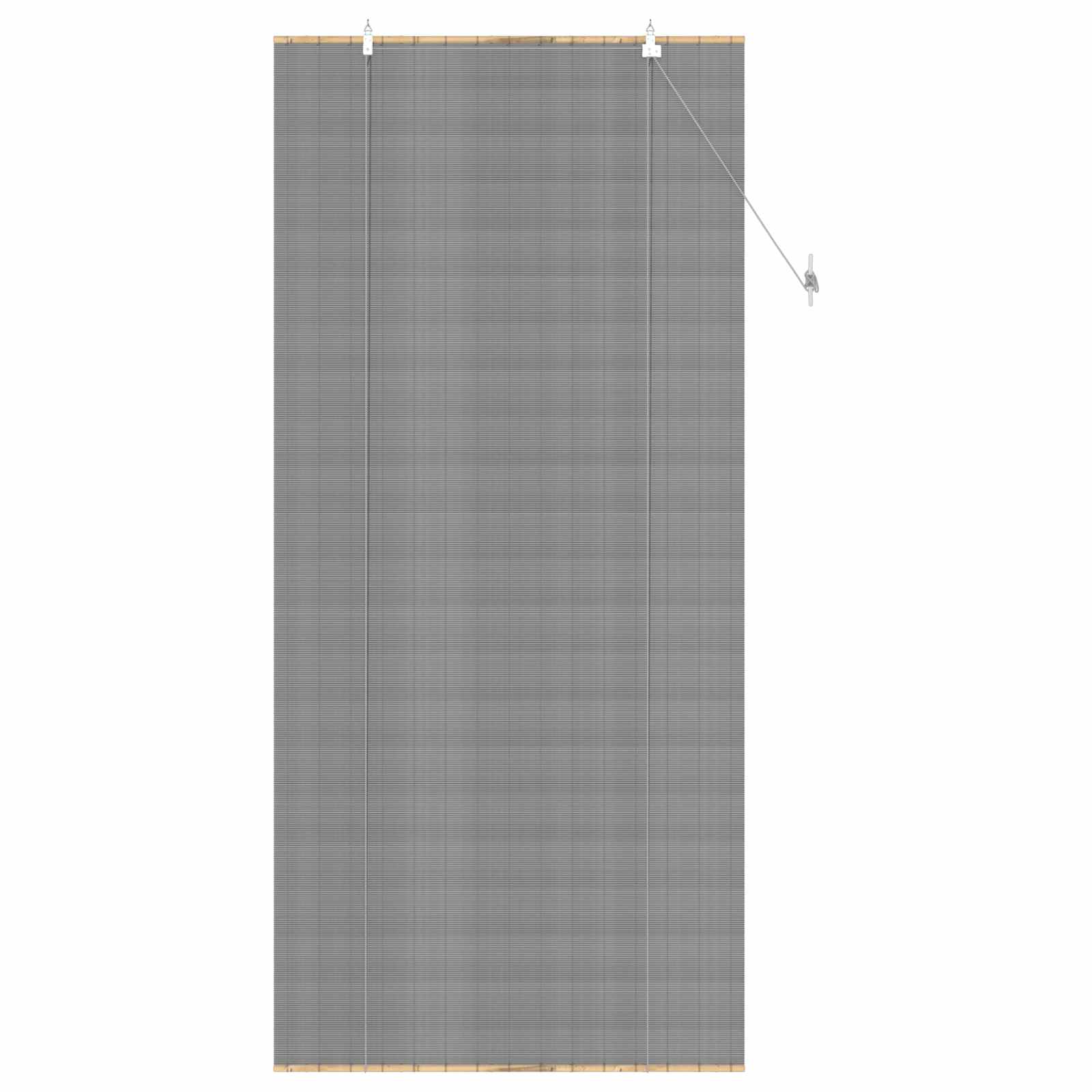 Rolgordijn Grijs 80 x 220 cm Bamboe is nu te koop bij PeponiXL, paradijselijk wonen!