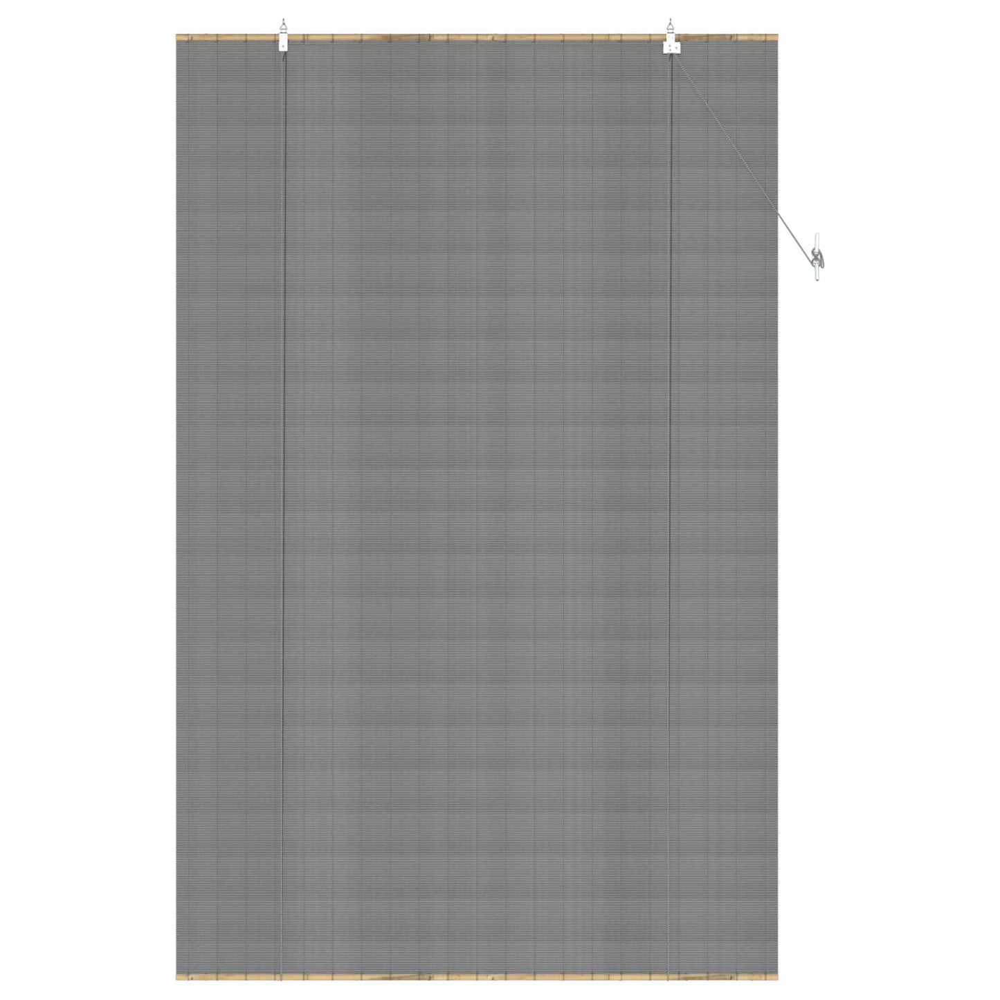 Rolgordijn Grijs 120 x 220 cm Bamboe is nu te koop bij PeponiXL, paradijselijk wonen!