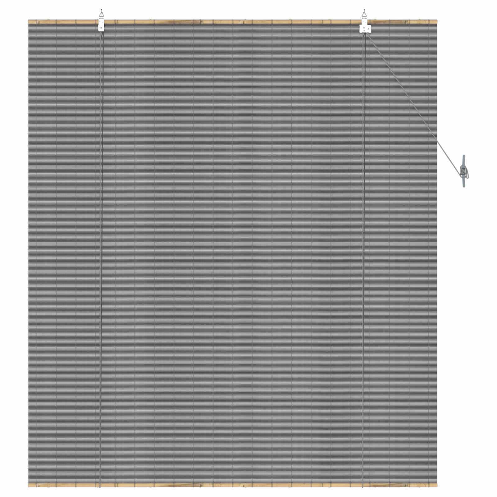 Rolgordijn Grijs 150 x 160 cm Bamboe is nu te koop bij PeponiXL, paradijselijk wonen!