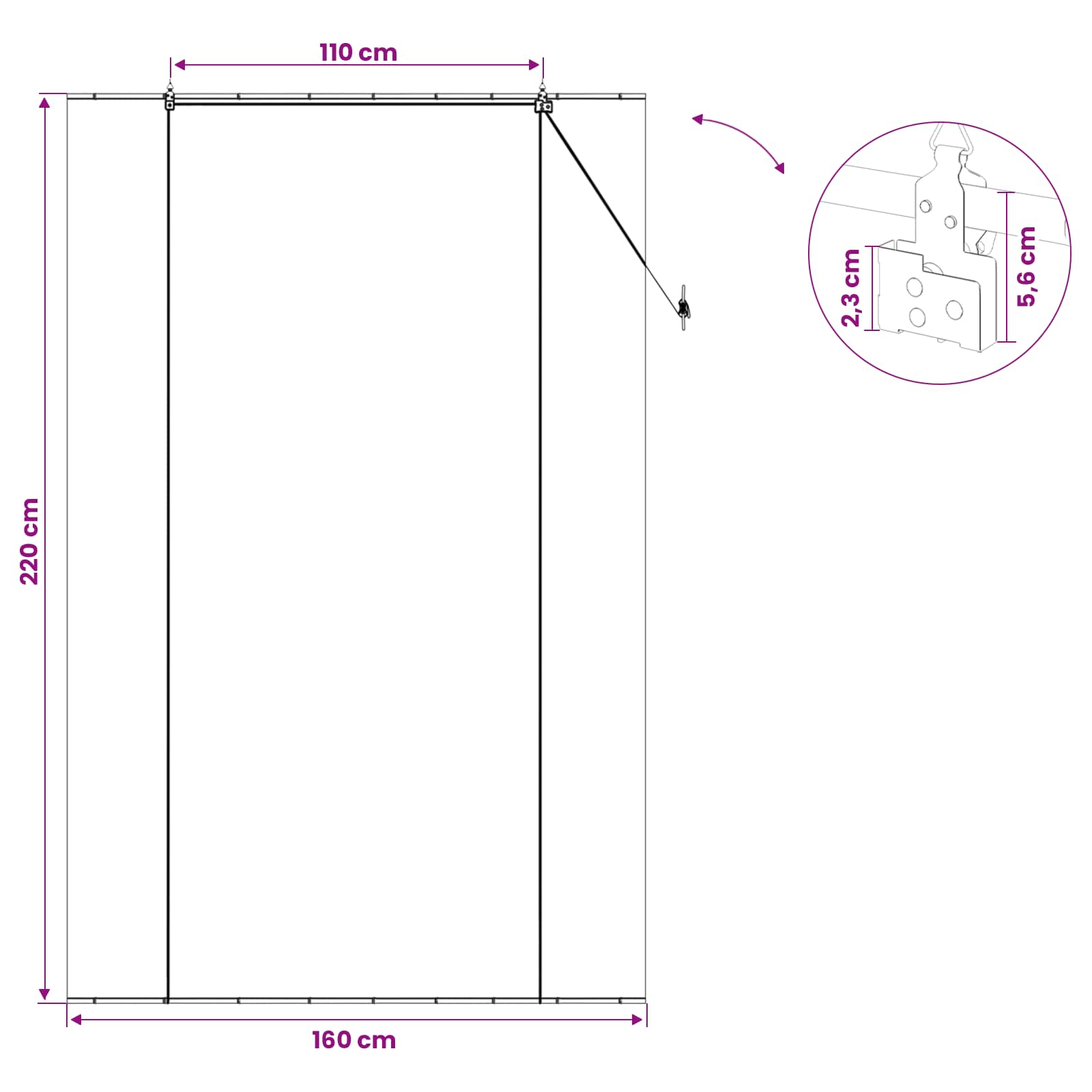 Rolgordijn Grijs 160 x 220 cm Bamboe is nu te koop bij PeponiXL, paradijselijk wonen!