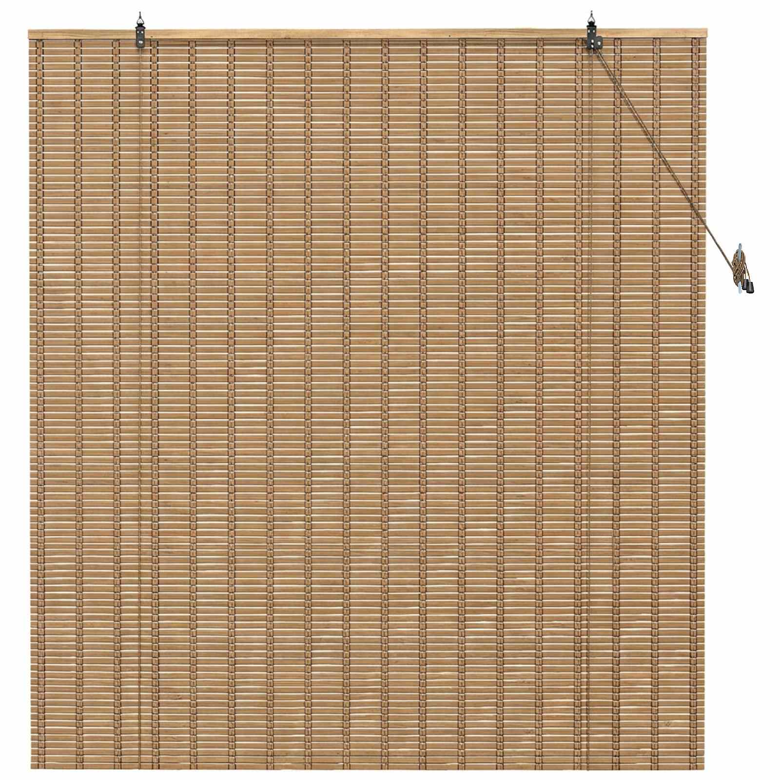 Rolgordijn Natuur 160 x 160 cm Bamboe is nu te koop bij PeponiXL, paradijselijk wonen!