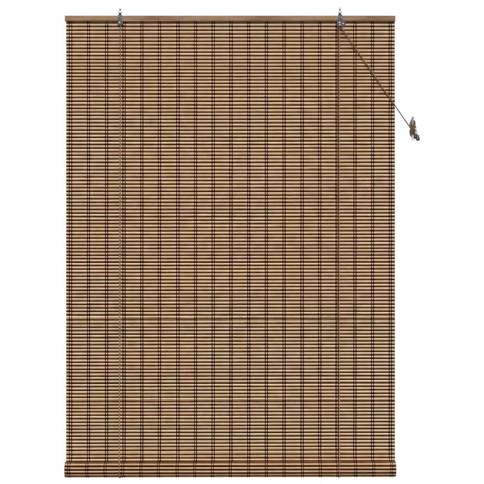 Rolgordijn Bruin 160 x 220 cm Bamboe is nu te koop bij PeponiXL, paradijselijk wonen!