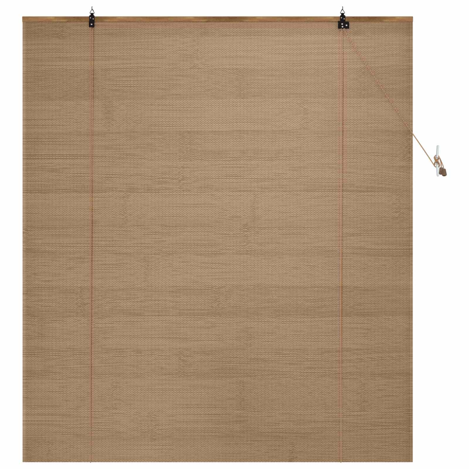 Rolgordijn Bruin 160 x 160 cm Bamboe is nu te koop bij PeponiXL, paradijselijk wonen!