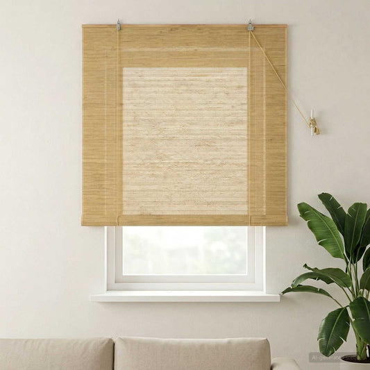 Rolgordijn Naturel 150 x 160 cm Bamboe is nu te koop bij PeponiXL, paradijselijk wonen!