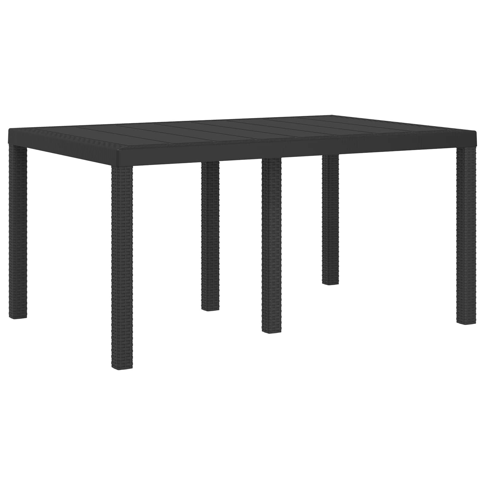 Tuin eettafelset met kussen 5 pcs Antracietkleurig en taupe PP is nu te koop bij PeponiXL, paradijselijk wonen!