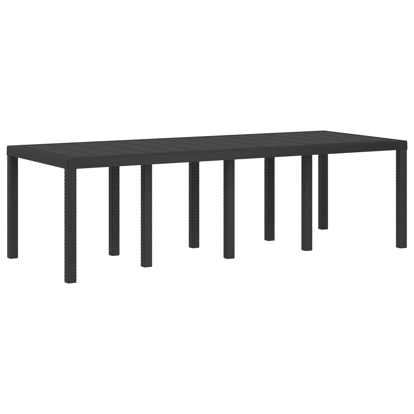Tuin eettafelset met kussen 9 pcs Antraciet- en crèmekleurig PP is nu te koop bij PeponiXL, paradijselijk wonen!