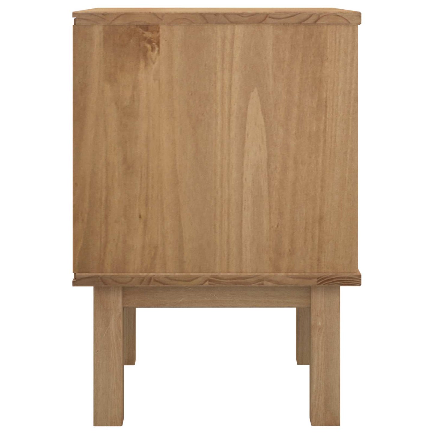 Nachtkastje OTTA Zwart 45 x 39 x 57 cm Massief grenenhout is nu te koop bij PeponiXL, paradijselijk wonen!