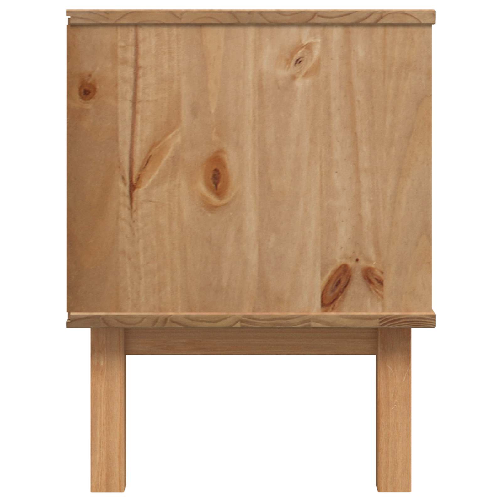 TV-standaard OTTA 113,5 x 43 x 57 cm Zwart Massief grenenhout is nu te koop bij PeponiXL, paradijselijk wonen!