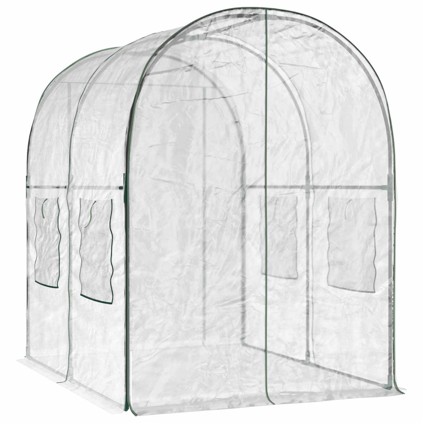 Kweekhuis met Frame 160 x 200 x 192,5 cm PVC Doorzichtig is nu te koop bij PeponiXL, paradijselijk wonen!