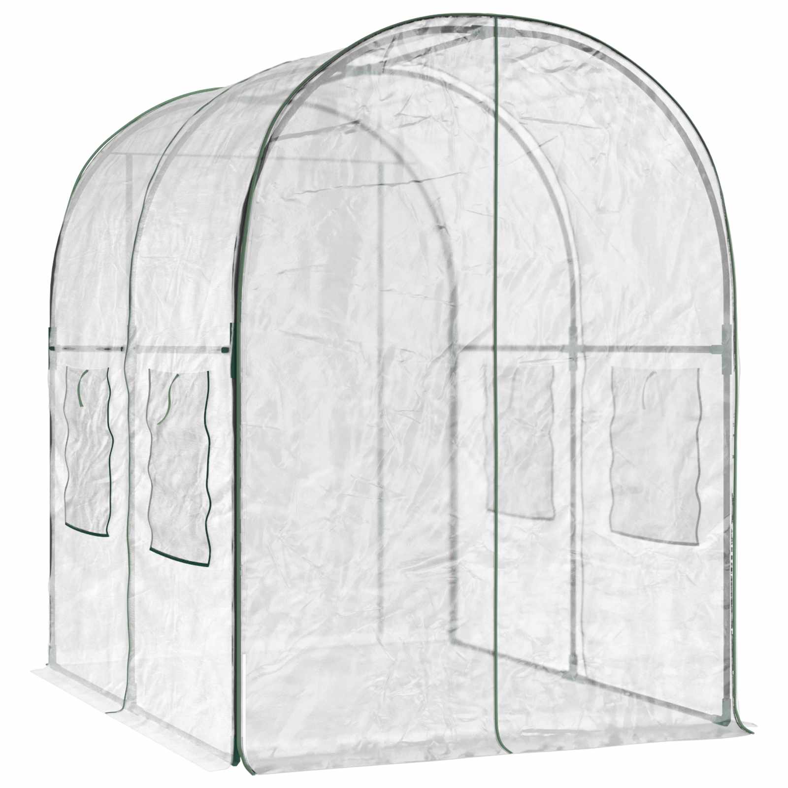 Kweekhuis met Frame 160 x 200 x 192,5 cm PVC Doorzichtig is nu te koop bij PeponiXL, paradijselijk wonen!