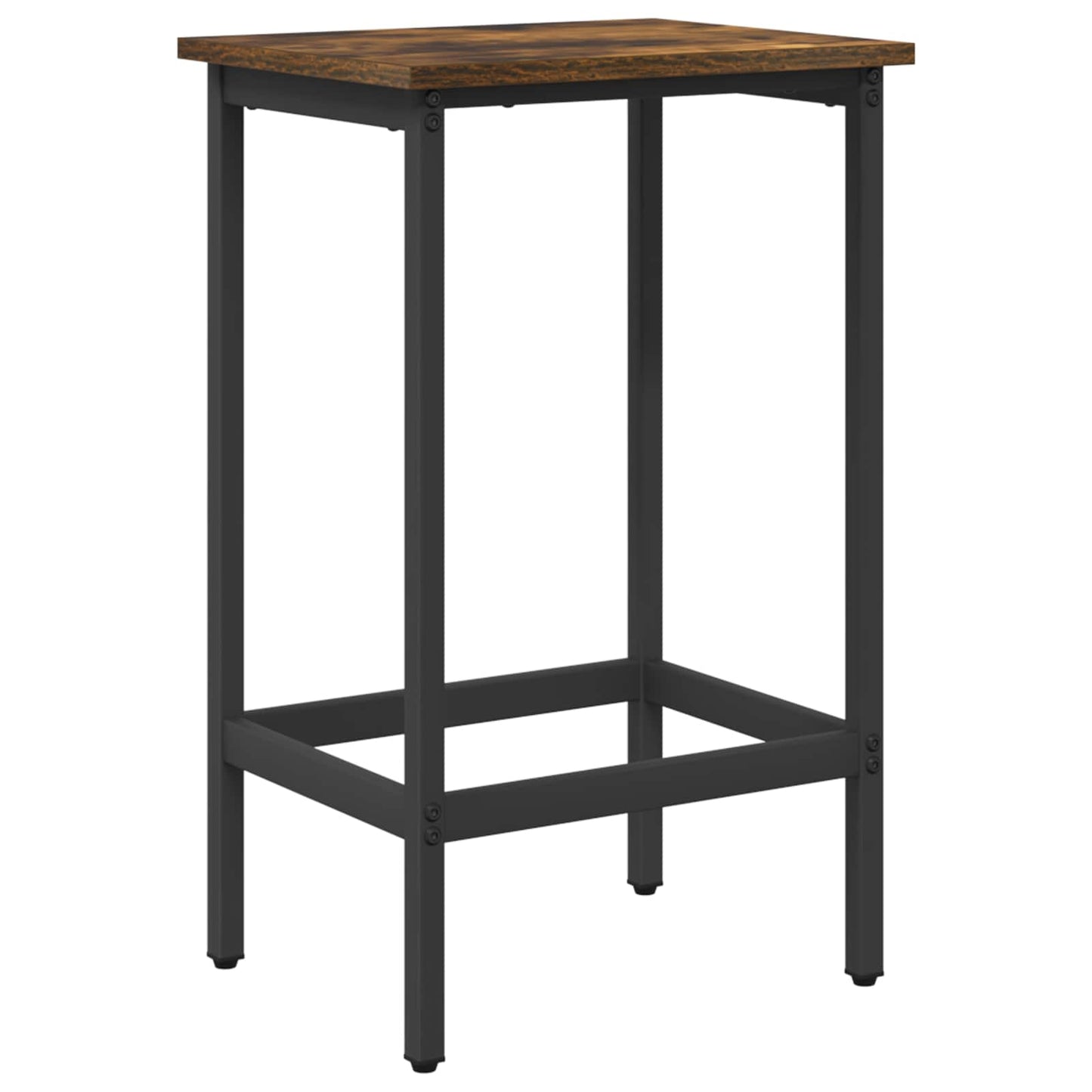Barkruk Gerookt eiken 40 x 32 x 64 cm Bewerkt hout is nu te koop bij PeponiXL, paradijselijk wonen!