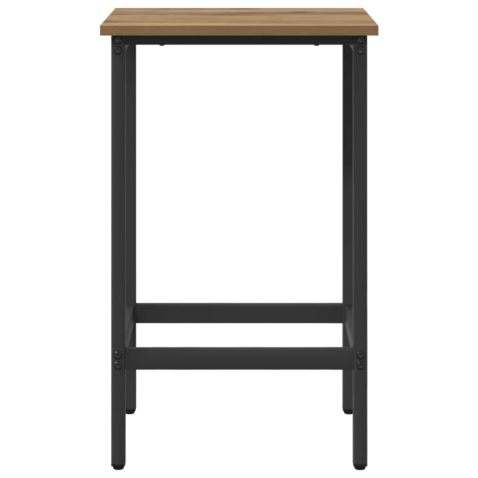 Barkruk 2 pcs Artisanaal eiken 40 x 32 x 64 cm Bewerkt hout is nu te koop bij PeponiXL, paradijselijk wonen!