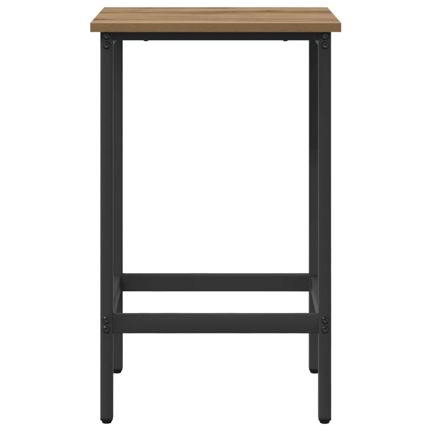 Barkruk Artisanaal eiken 40 x 32 x 74 cm Bewerkt hout