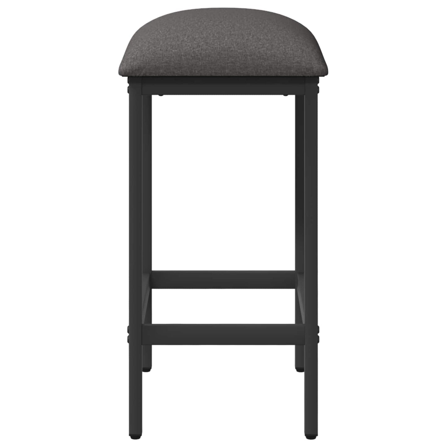 Barkruk 2 pcs Lichtgrijs 40 x 32 x 64 cm Bewerkt hout is nu te koop bij PeponiXL, paradijselijk wonen!