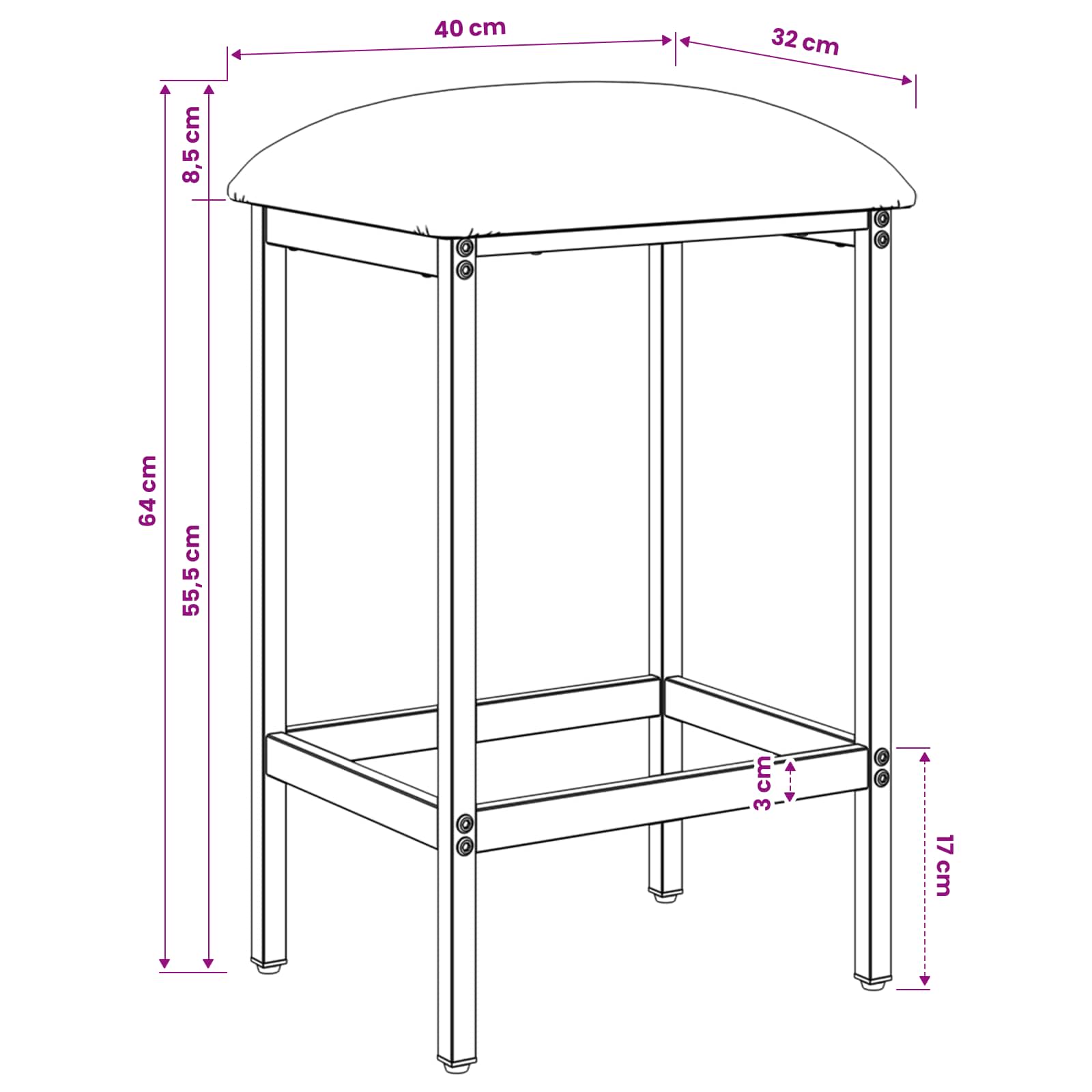 Barkruk 2 pcs Donkergroen 40 x 32 x 64 cm Bewerkt hout is nu te koop bij PeponiXL, paradijselijk wonen!