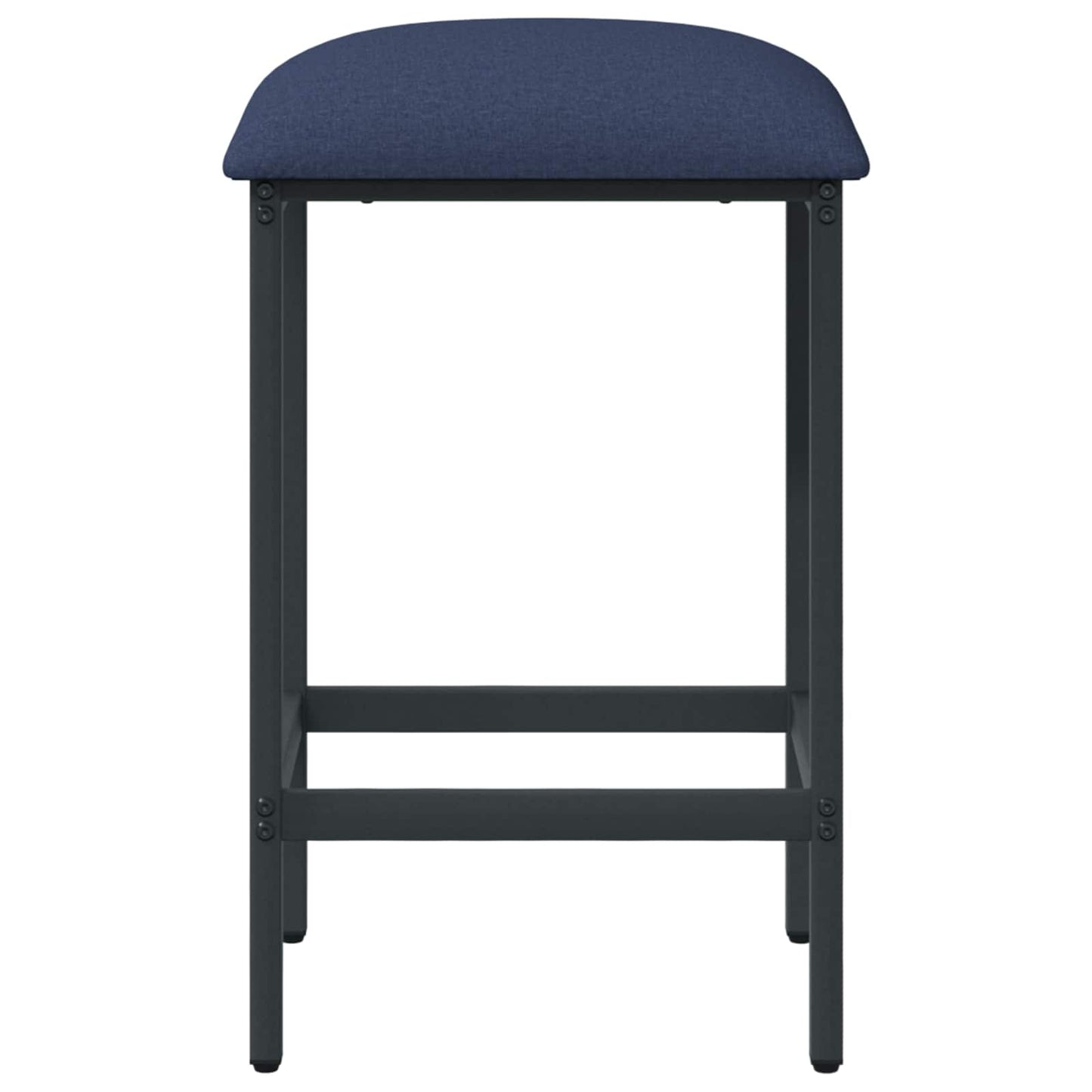 Barkruk 2 pcs Blauw 40 x 32 x 74 cm Bewerkt hout is nu te koop bij PeponiXL, paradijselijk wonen!