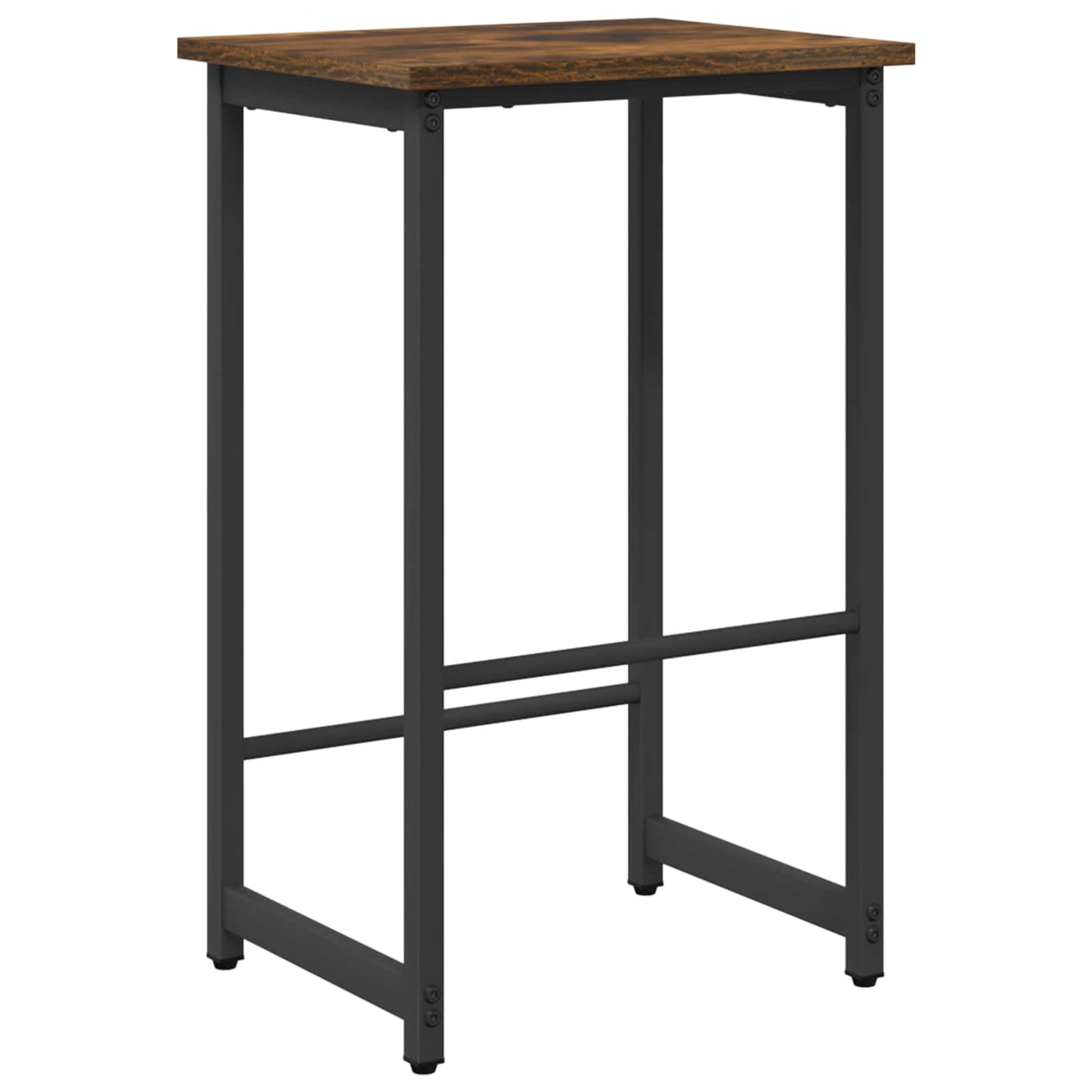 Barkruk Gerookt eiken 40 x 32 x 74 cm Bewerkt hout