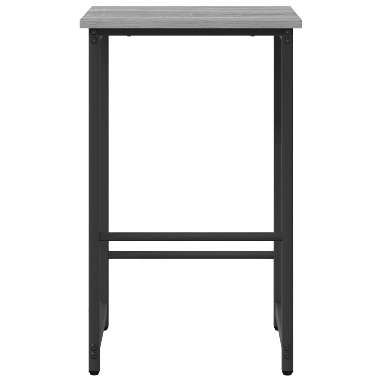 Barkruk 2 st Grijs Sonoma 40 x 32 x 74 cm Bewerkt hout