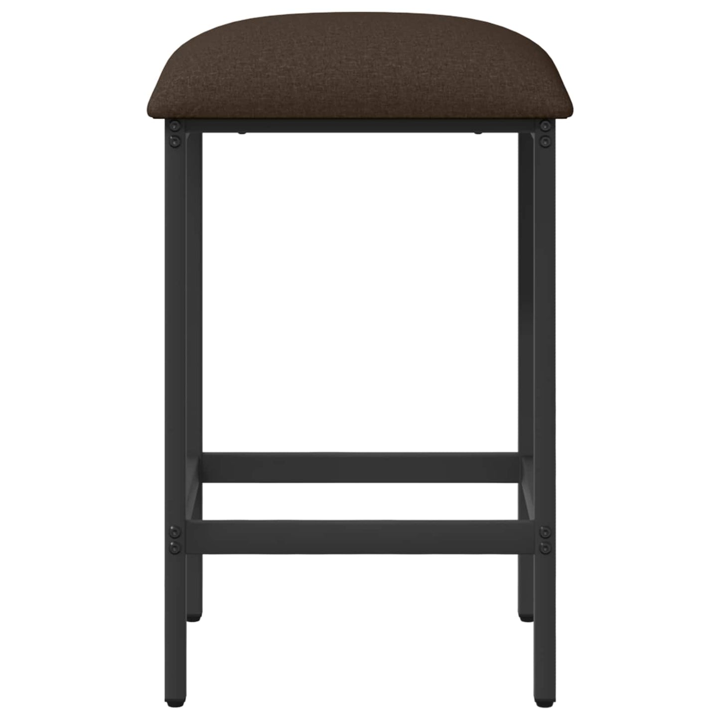 Barkruk 2 st Taupe 40 x 32 x 74 cm Bewerkt hout
