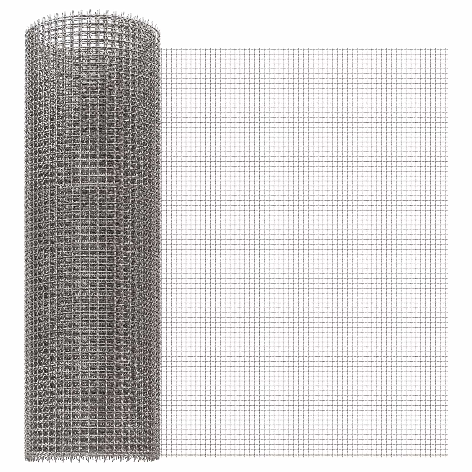 Gaas Scherm 40 x 1000 cm 3 Mesh RVS 201 Zilverkleurig is nu te koop bij PeponiXL, paradijselijk wonen!