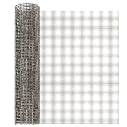 Gaas Scherm 60 x 1000 cm 3 Mesh RVS 201 Zilverkleurig is nu te koop bij PeponiXL, paradijselijk wonen!