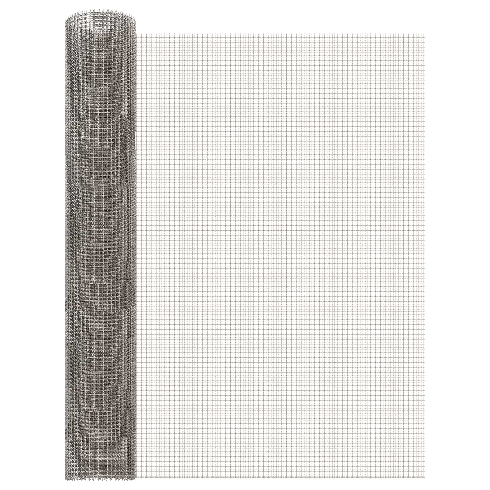 Gaas Scherm 80 x 200 cm 3 Mesh RVS 201 Zilverkleurig is nu te koop bij PeponiXL, paradijselijk wonen!
