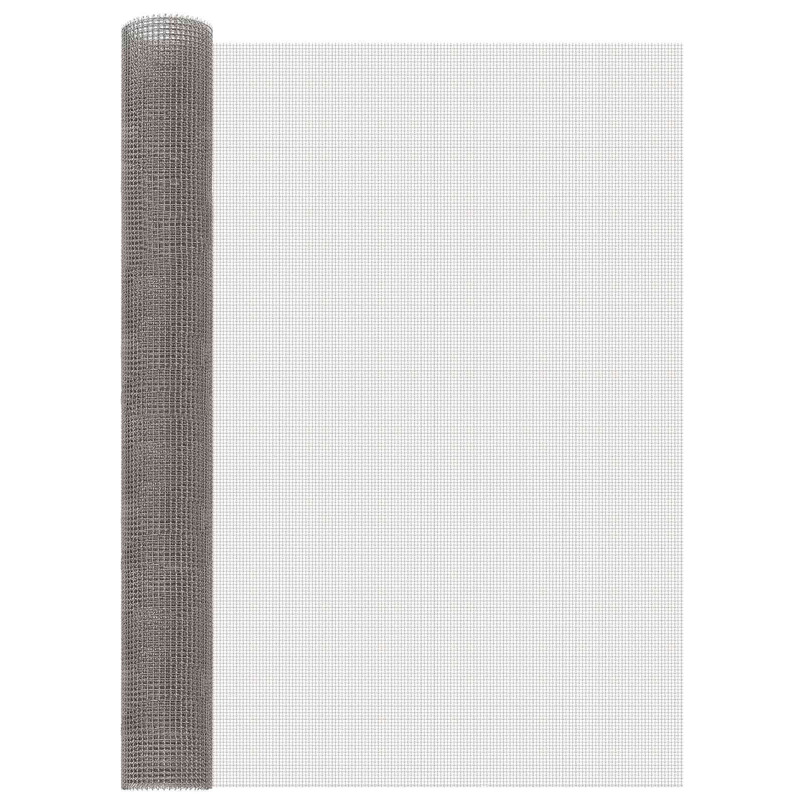 Gaas Scherm 100 x 200 cm 3 Mesh RVS 201 Zilverkleurig is nu te koop bij PeponiXL, paradijselijk wonen!