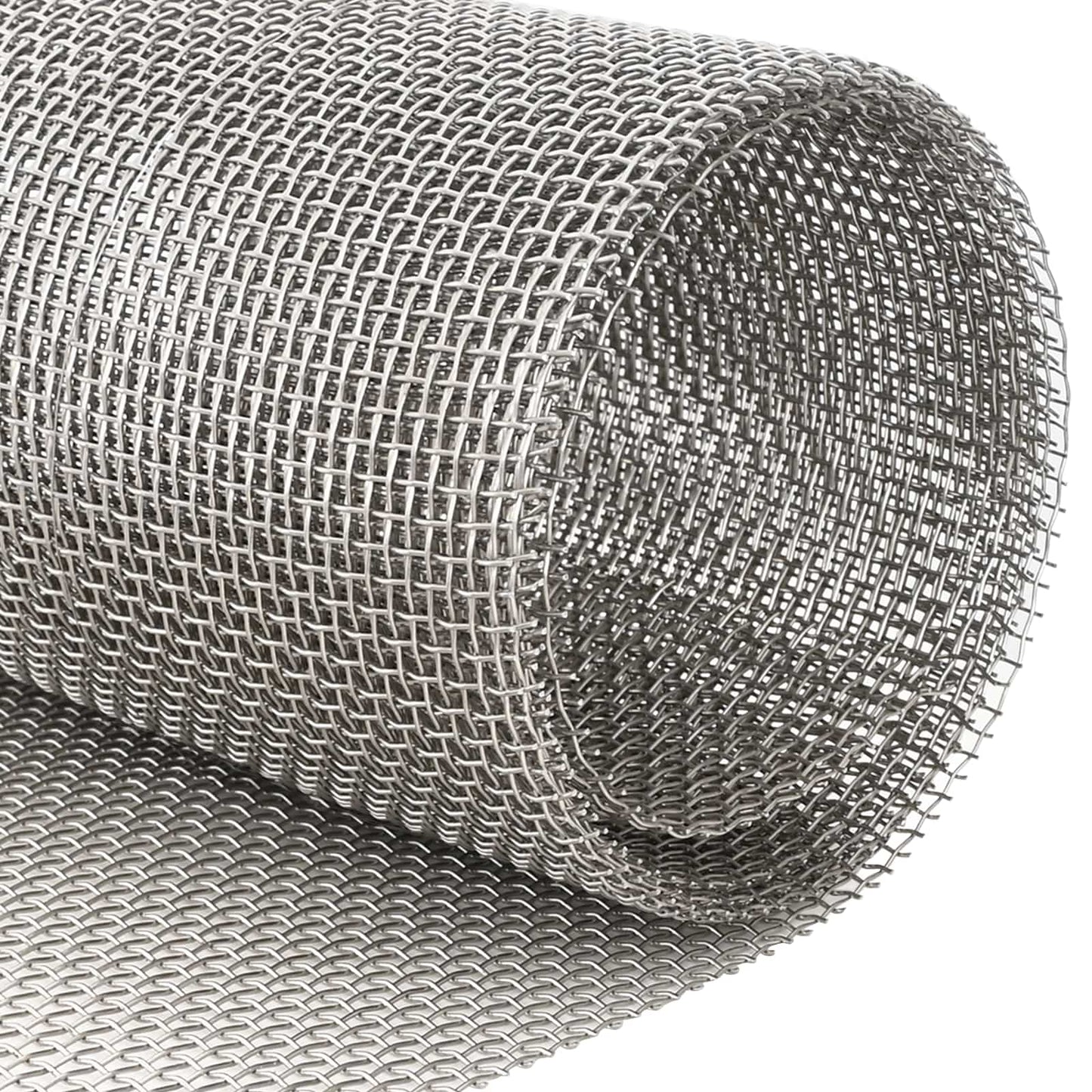 Gaas Scherm 20 x 500 cm 6 Mesh RVS 201 Zilverkleurig is nu te koop bij PeponiXL, paradijselijk wonen!