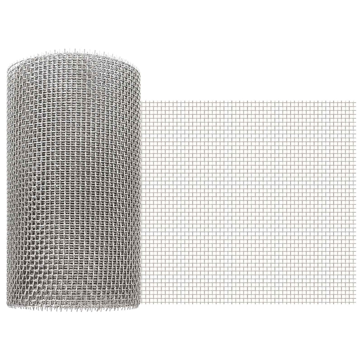 Gaas Scherm 20 x 1000 cm 6 Mesh RVS 201 Zilverkleurig is nu te koop bij PeponiXL, paradijselijk wonen!