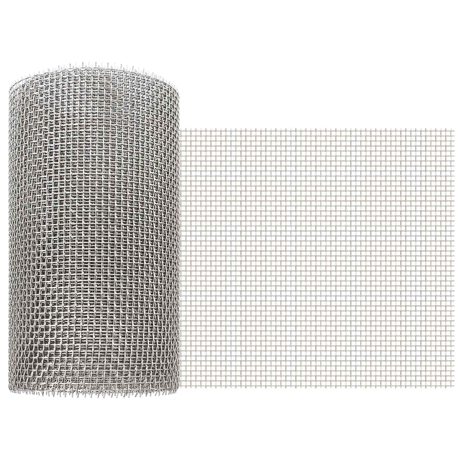 Gaas Scherm 20 x 1000 cm 6 Mesh RVS 201 Zilverkleurig is nu te koop bij PeponiXL, paradijselijk wonen!