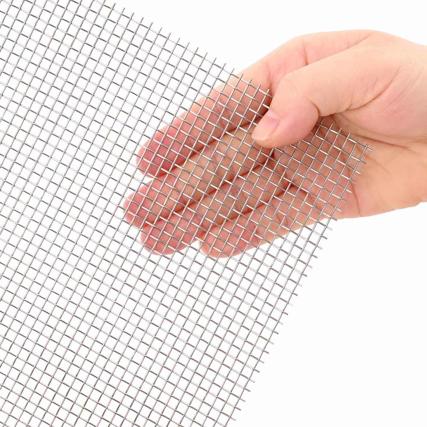 Gaas Scherm 40 x 1000 cm 6 Mesh RVS 201 Zilverkleurig is nu te koop bij PeponiXL, paradijselijk wonen!