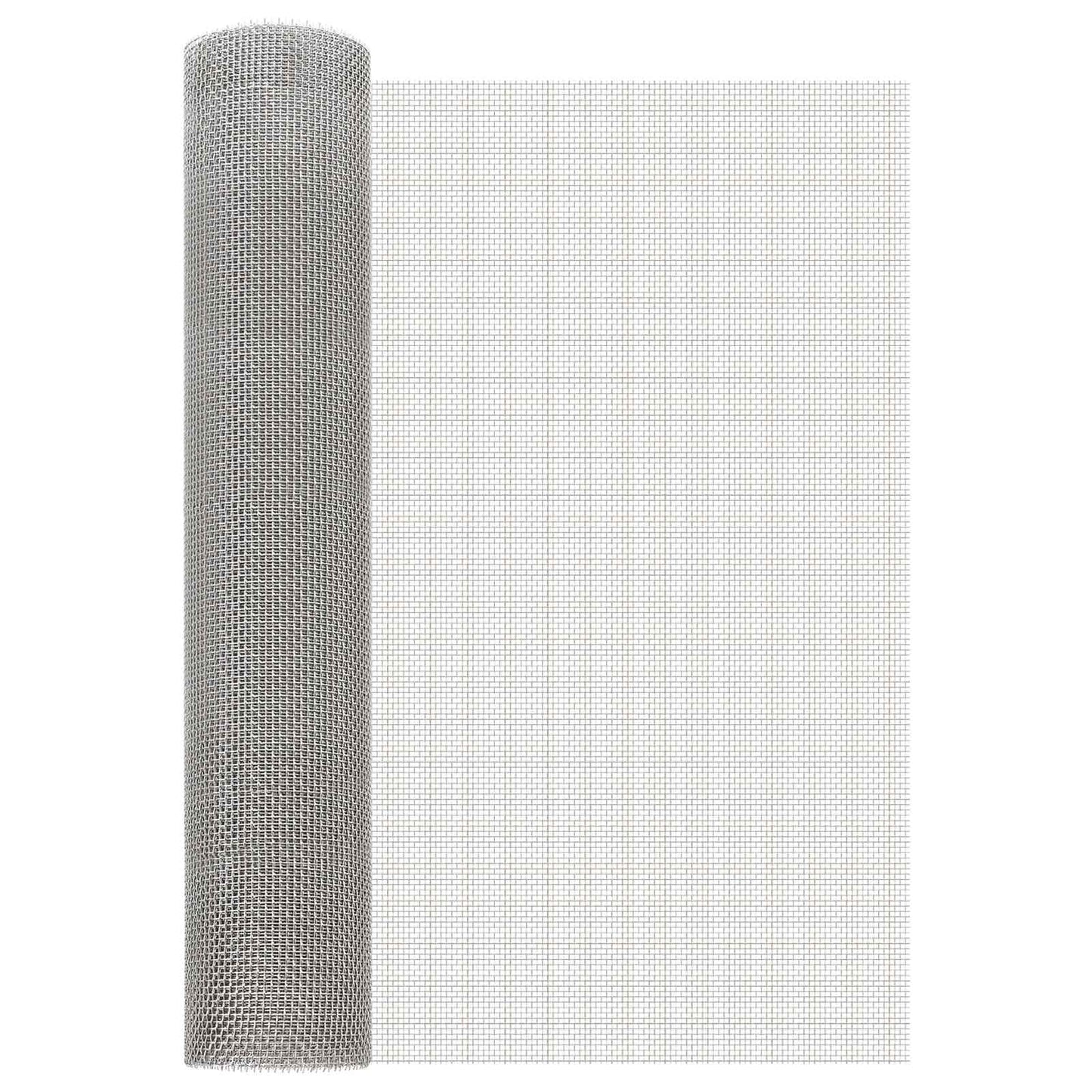 Gaas Scherm 60 x 1000 cm 6 Mesh RVS 201 Zilverkleurig is nu te koop bij PeponiXL, paradijselijk wonen!