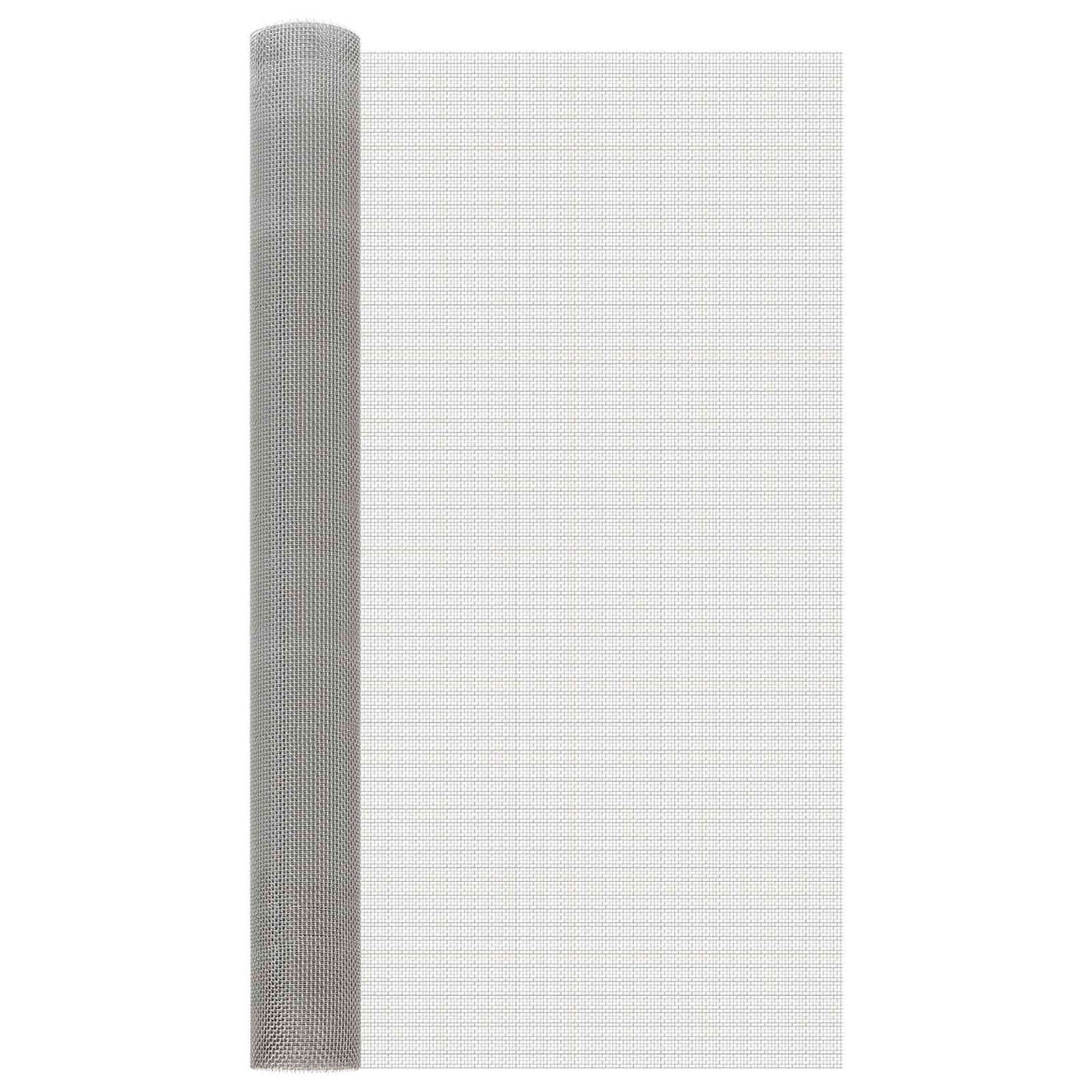 Gaas Scherm 100 x 200 cm 6 Mesh RVS 201 Zilverkleurig is nu te koop bij PeponiXL, paradijselijk wonen!