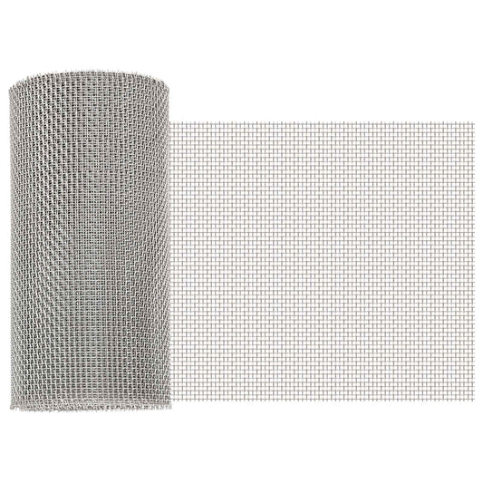 Gaas Scherm 20 x 500 cm 8 Mesh RVS 201 Zilverkleurig is nu te koop bij PeponiXL, paradijselijk wonen!