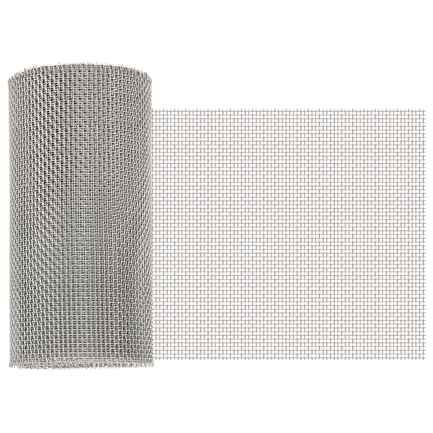 Gaas Scherm 20 x 1000 cm 8 Mesh RVS 201 Zilverkleurig is nu te koop bij PeponiXL, paradijselijk wonen!