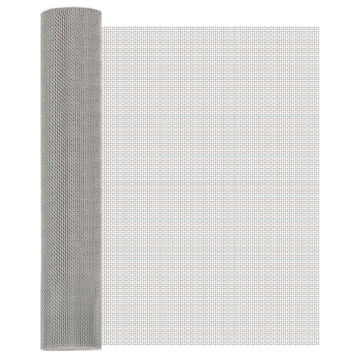 Gaas Scherm 60 x 200 cm 8 Mesh RVS 201 Zilverkleurig is nu te koop bij PeponiXL, paradijselijk wonen!
