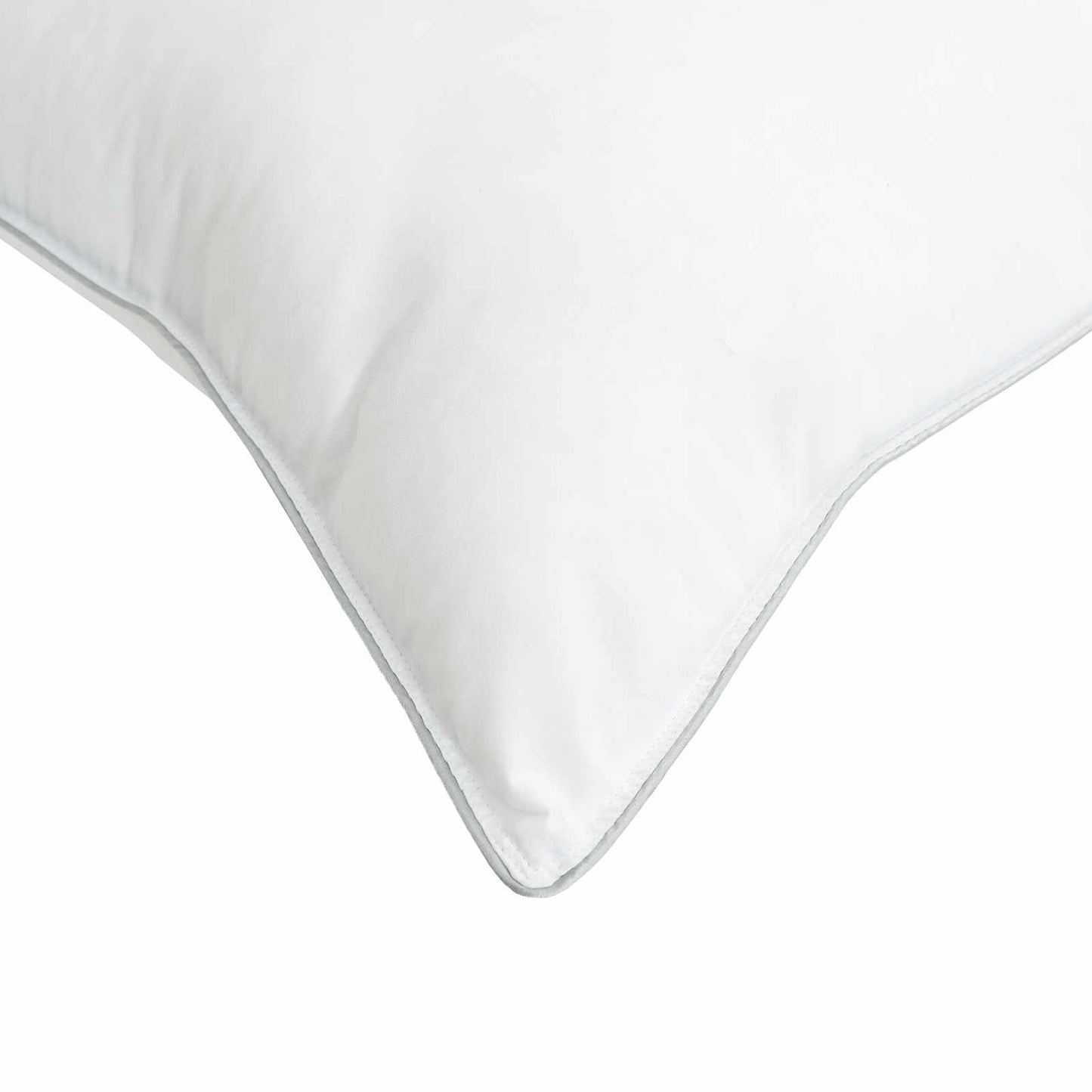 Hoofdkussen 2 pcs 80 x 80 cm Bamboevezel Wit