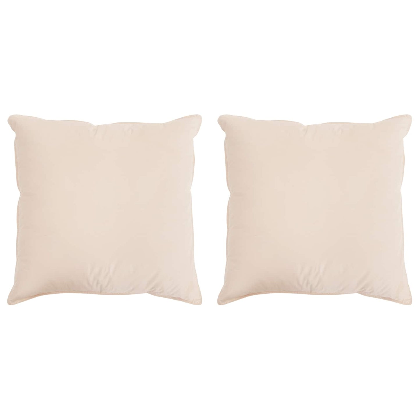 Hoofdkussen 2 pcs Beige 40 x 40 cm Kapokvezel