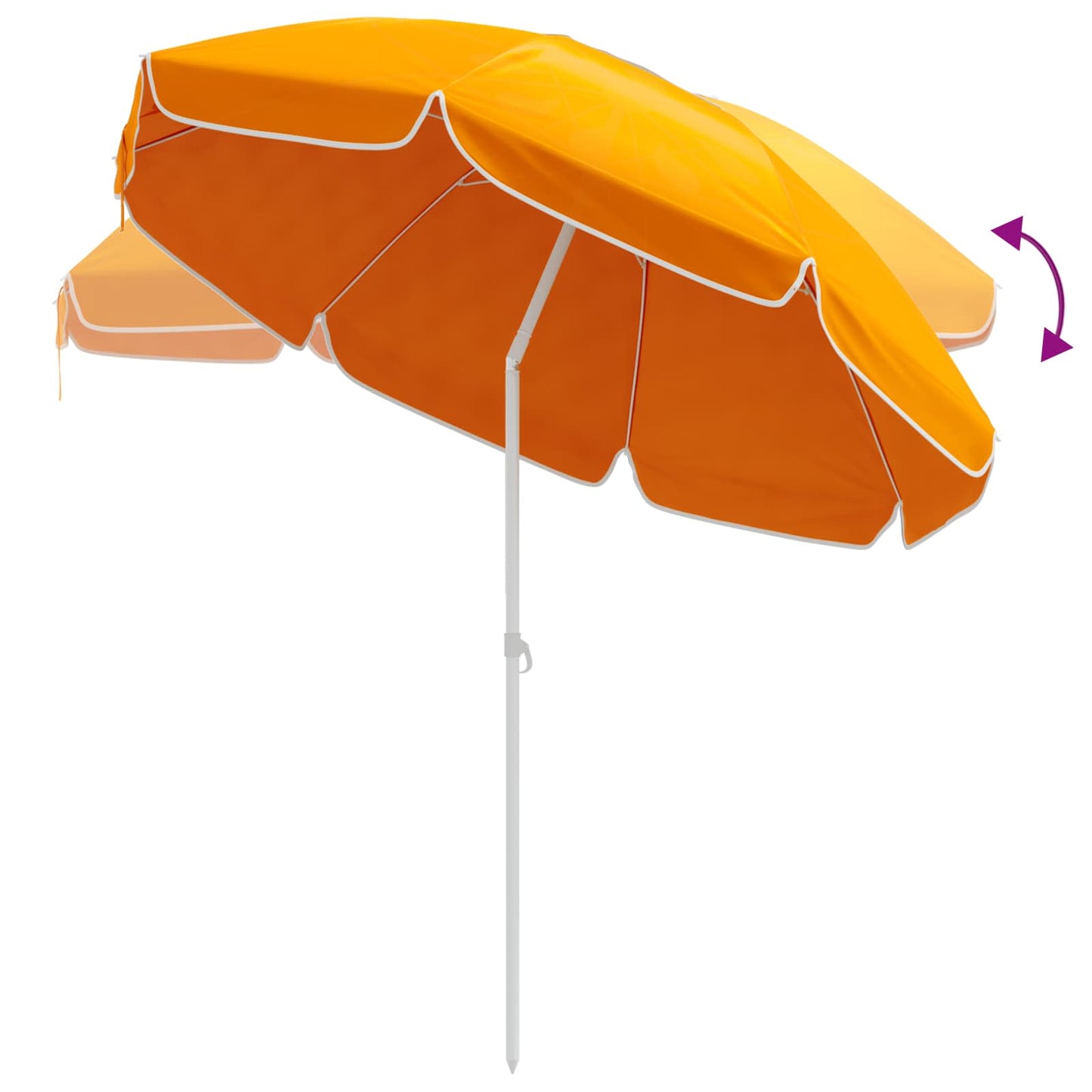 Tuinparasol 160 cm 170T polyester Oranje is nu te koop bij PeponiXL, paradijselijk wonen!