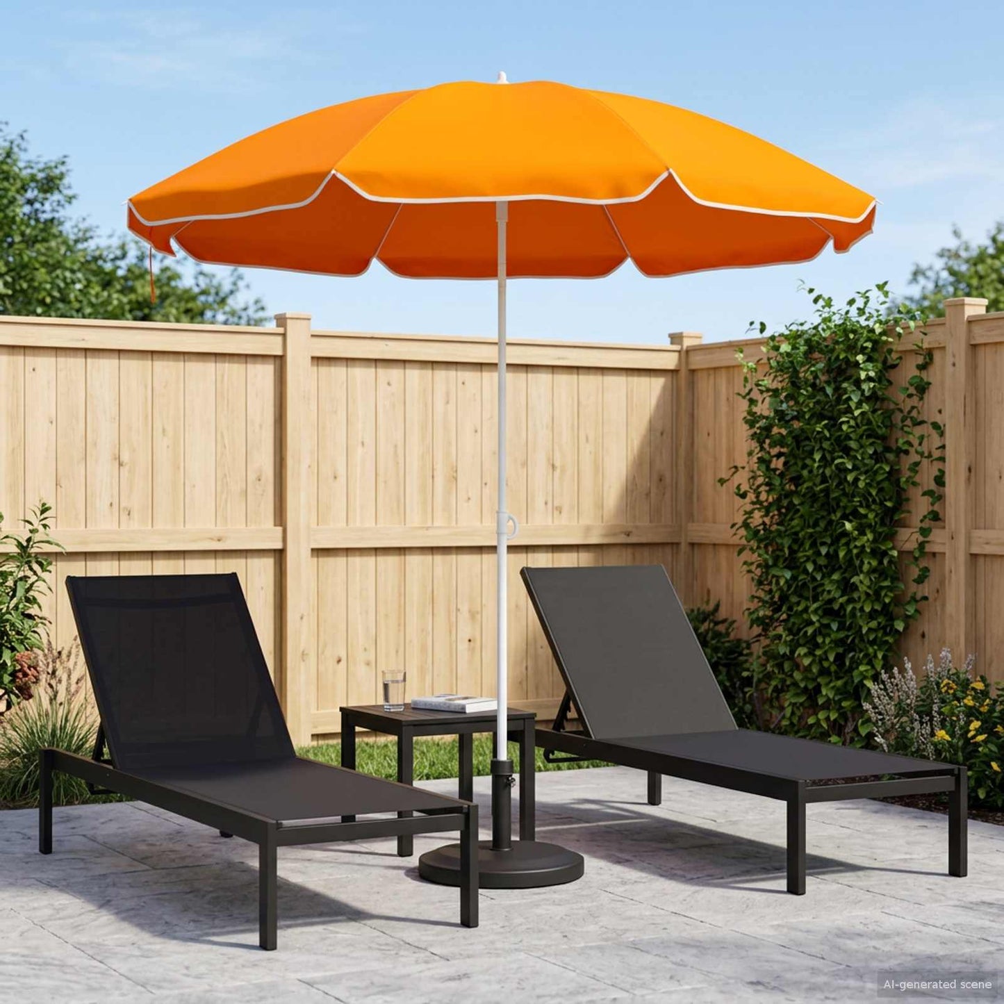 Tuinparasol 160 cm 170T polyester Oranje is nu te koop bij PeponiXL, paradijselijk wonen!