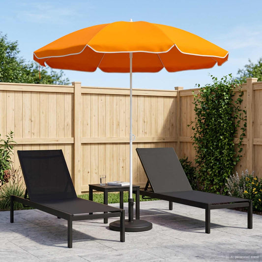 Tuinparasol 240 cm 170T polyester Oranje is nu te koop bij PeponiXL, paradijselijk wonen!